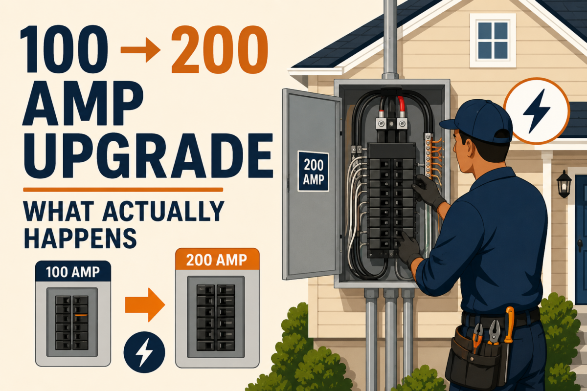 Upgrading from 100 to 200 Amp: What Actually Happens